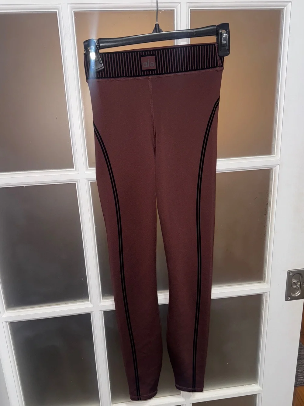 Alo Yoga Airlift High-Waist 7/8 Line Up Legging in brownstone